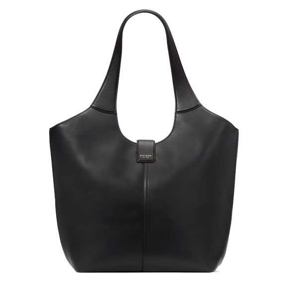 Kate Spade Dakota Large Smooth Napa Leather Tote - Black - Picture 3 of 8